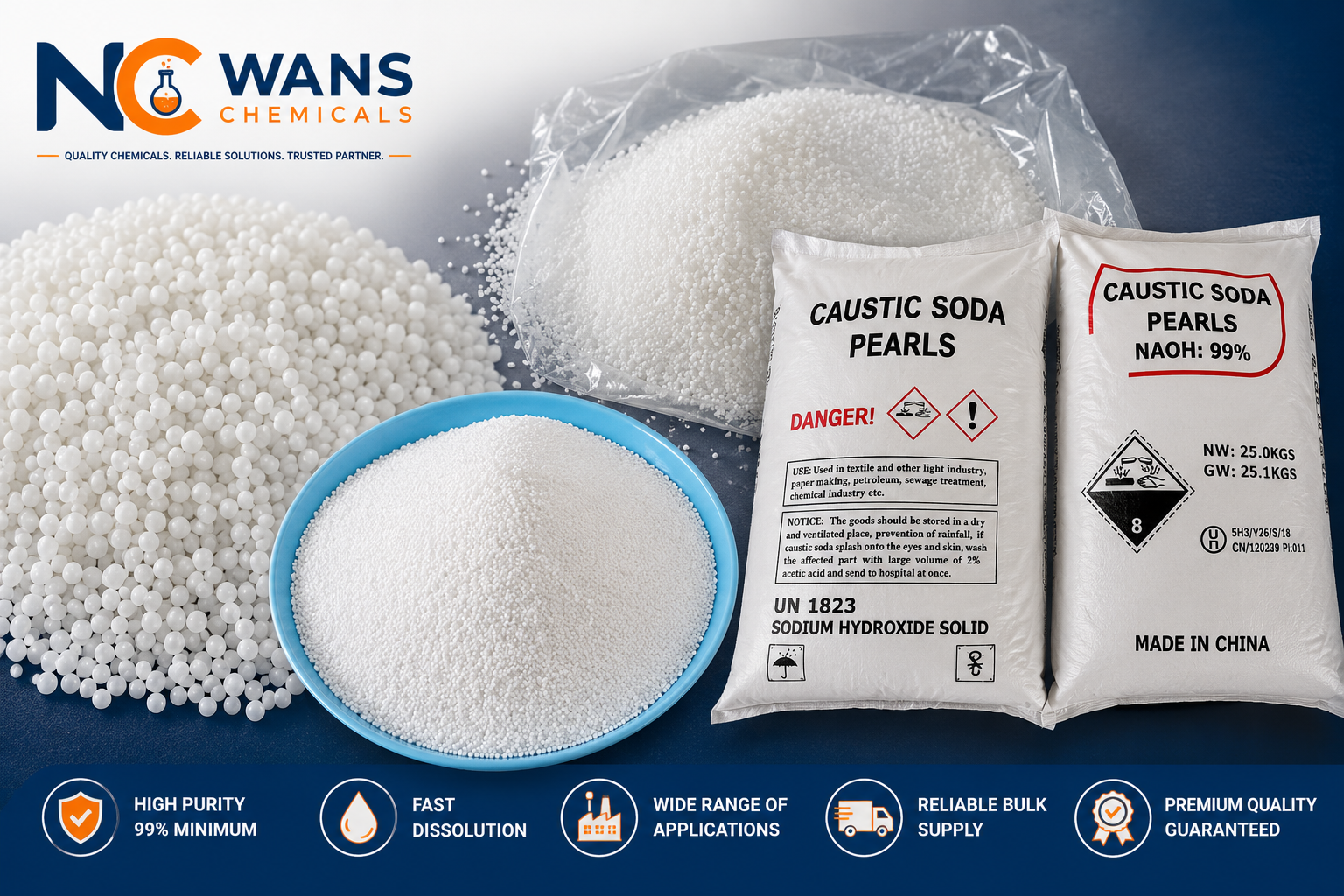 Caustic Soda Pearls Supplier South Africa.