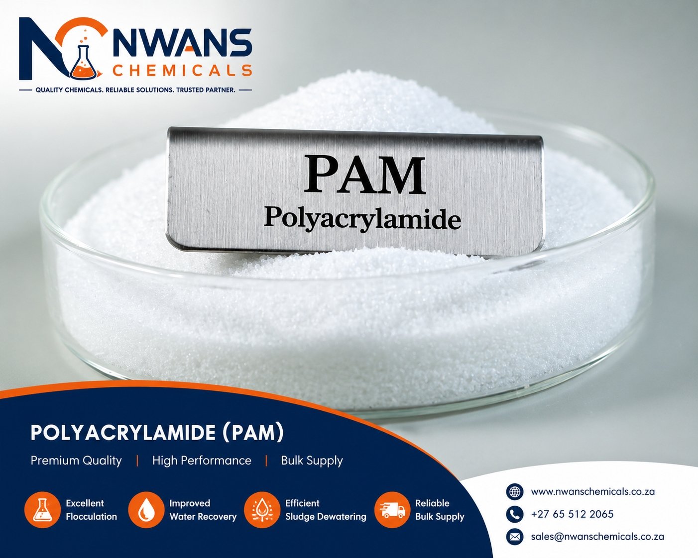 Anionic Polyacrylamide for mining and mineral processing
