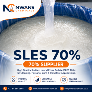 SLES 70% supplier showing Sodium Lauryl Ether Sulfate product texture